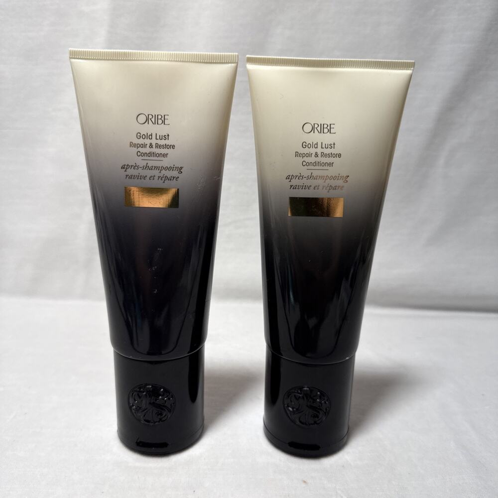 2 Pack ORIBE Gold Lust Repair & Restore Conditioner New See Pics
